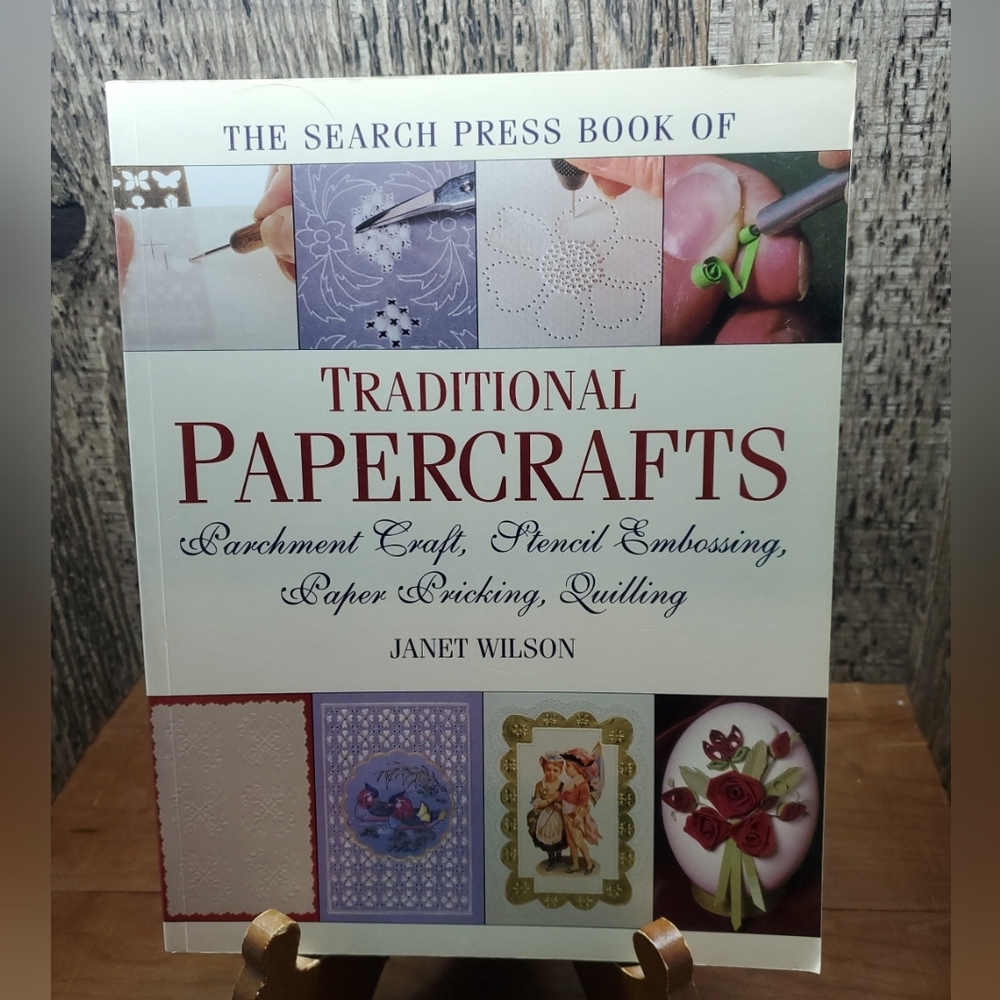 The Search Press Book of Traditional Papercrafts by Janet Wilson Vintage 2003
